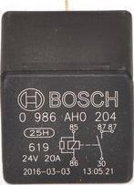 BOSCH 0 986 AH0 204 - Реле электромагнитное 24V 5-ти контактное (20A) с сопротивлением BOSCH autosila-amz.com
