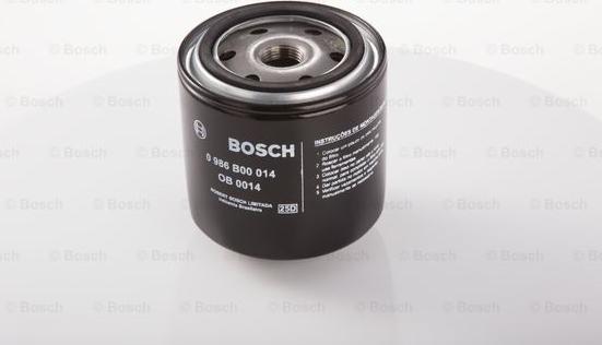 BOSCH 0 986 B00 014 - Масляный фильтр autosila-amz.com