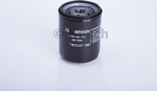 BOSCH 0 986 B01 034 - Масляный фильтр autosila-amz.com