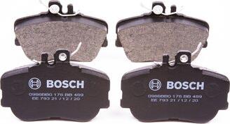 BOSCH 0 986 BB0 176 - Тормозные колодки, дисковые, комплект autosila-amz.com