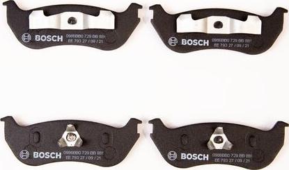 BOSCH 0 986 BB0 729 - Тормозные колодки, дисковые, комплект autosila-amz.com