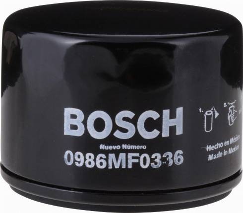 BOSCH 0 986 MF0 336 - Масляный фильтр autosila-amz.com