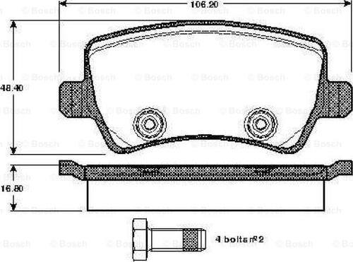 Volvo 314086700 - Тормозные колодки, дисковые, комплект autosila-amz.com