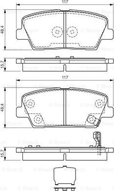 BOSCH 0 986 TB3 189 - Тормозные колодки, дисковые, комплект autosila-amz.com