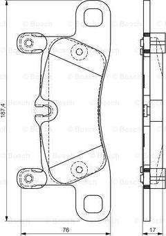 Blitz BB0527 - Тормозные колодки, дисковые, комплект autosila-amz.com