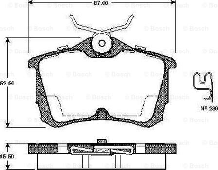 GMC 2352701 - Тормозные колодки, дисковые, комплект autosila-amz.com