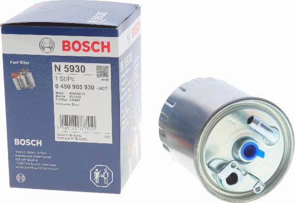 BOSCH 0 450 905 930 - Топливный фильтр autosila-amz.com