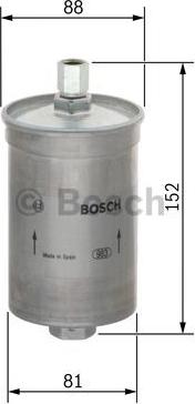 BOSCH 0 450 905 601 - Фильтр топливный VW (83-93) (1.8) AUDI 100 (82-94) (1.8/2.1/2.2),A6 (94-05) (2.0/2.6/2.8) BOSCH autosila-amz.com