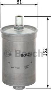 BOSCH 0 450 905 200 - Фильтр топливный ГАЗ дв. 406 (инжектор) (тонкой оч.) (штуцер), Bosch autosila-amz.com