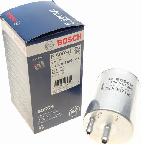 BOSCH 0 450 915 003 - Топливный фильтр, впрыск бензина MB autosila-amz.com