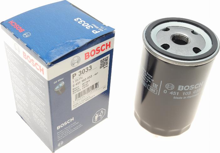 BOSCH 0 451 103 033 - Масляный фильтр autosila-amz.com