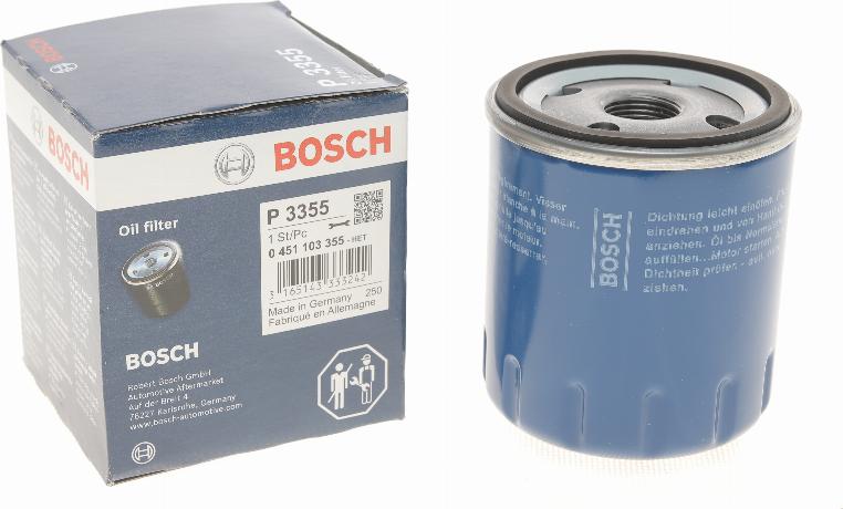 BOSCH 0 451 103 355 - Масляный фильтр autosila-amz.com