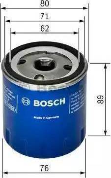 BOSCH 0 451 103 303 - Масляный фильтр autosila-amz.com