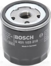 BOSCH 0 451 103 318 - Масляный фильтр autosila-amz.com