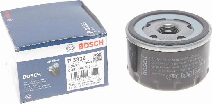 BOSCH 0 451 103 336 - Масляный фильтр autosila-amz.com