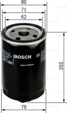 BOSCH 0 451 103 338 - Масляный фильтр autosila-amz.com