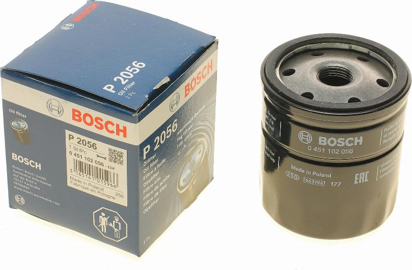 BOSCH 0 451 102 056 - Масляный фильтр autosila-amz.com