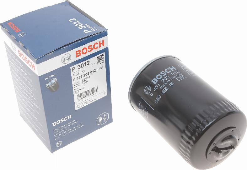 BOSCH 0 451 203 012 - Масляный фильтр autosila-amz.com