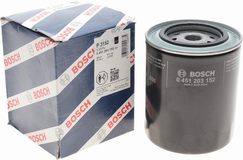 BOSCH 0 451 203 152 - Масляный фильтр autosila-amz.com