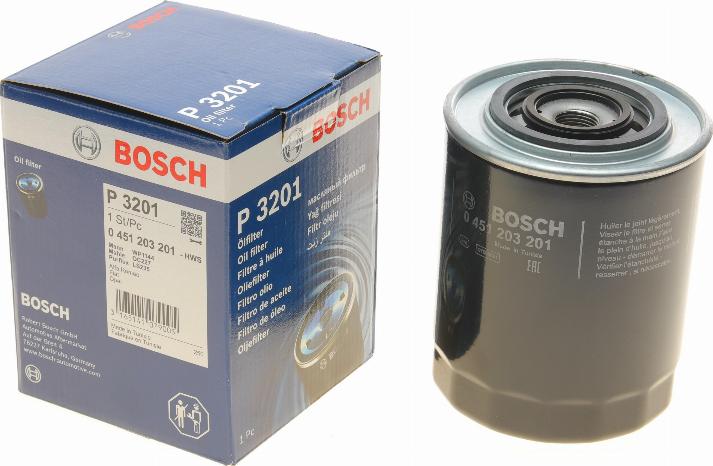 BOSCH 0 451 203 201 - Масляный фильтр autosila-amz.com