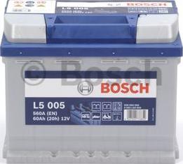 BOSCH 0 092 L50 050 - Стартерная аккумуляторная батарея, АКБ autosila-amz.com