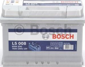 BOSCH 0092l50080 - Стартерная аккумуляторная батарея, АКБ autosila-amz.com