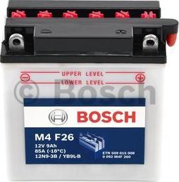 BOSCH 0092m4f260 - Стартерная аккумуляторная батарея, АКБ autosila-amz.com