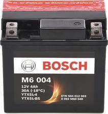 BOSCH 0 092 M60 040 - Стартерная аккумуляторная батарея, АКБ autosila-amz.com