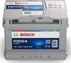 BOSCH 0 092 P00 040 - Стартерная аккумуляторная батарея, АКБ autosila-amz.com