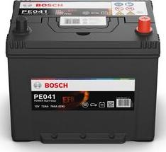 BOSCH 0 092 PE0 410 - Стартерная аккумуляторная батарея, АКБ autosila-amz.com