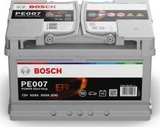 BOSCH 0 092 PE0 070 - Стартерная аккумуляторная батарея, АКБ autosila-amz.com