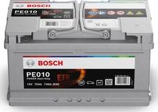 BOSCH 0 092 PE0 100 - Стартерная аккумуляторная батарея, АКБ autosila-amz.com