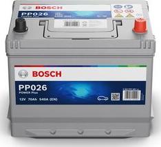 BOSCH 0 092 PP0 260 - Стартерная аккумуляторная батарея, АКБ autosila-amz.com