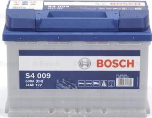 BOSCH 0 092 S40 090 - Аккумуляторная батареяS4 Silver 12Volt / S4009 74Ah 680A H6R 1/1/B13 Grey autosila-amz.com