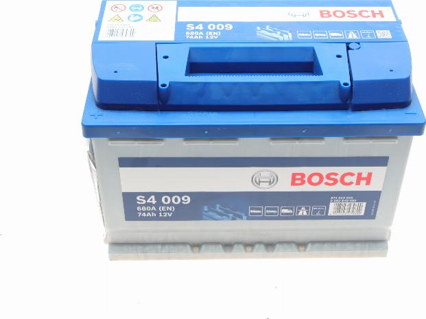 BOSCH 0 092 S40 090 - Стартерная аккумуляторная батарея, АКБ autosila-amz.com