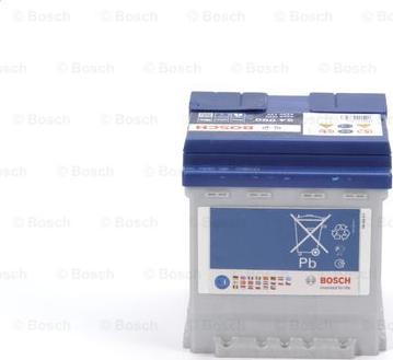 BOSCH 0 092 S40 001 - Аккумулятор BOSCH 12В 44Ач/420A S4 (P+ стандарт) 175x175x190 B13 (пуск) autosila-amz.com