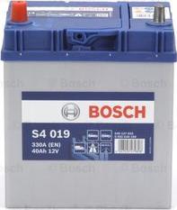 BOSCH 0 092 S40 190 - Стартерная аккумуляторная батарея, АКБ autosila-amz.com