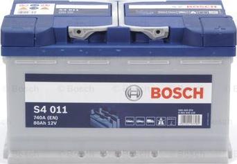 BOSCH 0 092 S40 110 - Стартерная аккумуляторная батарея, АКБ autosila-amz.com