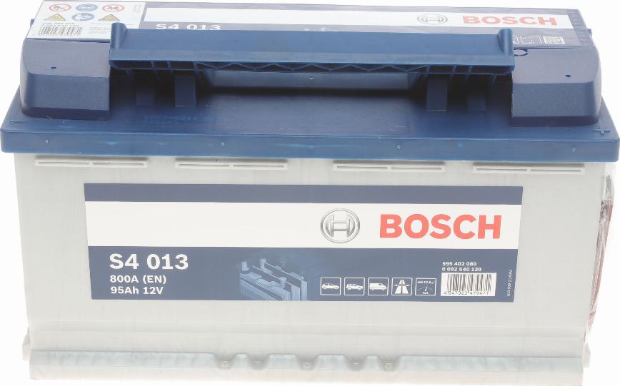 BOSCH 0 092 S40 130 - Стартерная аккумуляторная батарея, АКБ autosila-amz.com