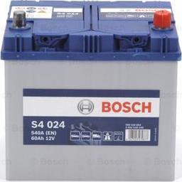BOSCH 0 092 S40 240 - Стартерная аккумуляторная батарея, АКБ autosila-amz.com