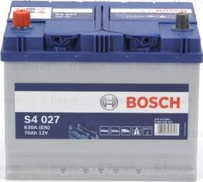 BOSCH 0 092 S40 270 - Стартерная аккумуляторная батарея, АКБ autosila-amz.com