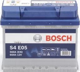 BOSCH 0 092 S4E 050 - Стартерная аккумуляторная батарея, АКБ autosila-amz.com