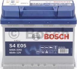 BOSCH 0 092 S4E 051 - Аккумулятор BOSCH 12В 60Ач/640A (EN) START&STOP EFB (P+ 1) 242x175x190 B13 (пуск/efb) autosila-amz.com