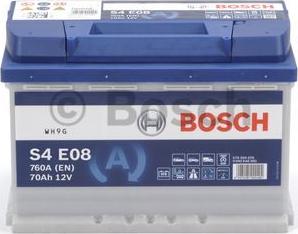 BOSCH 0 092 S4E 081 - Аккумулятор BOSCH 12В 70Ач/760A (EN) START&STOP EFB (P+ 1) 278x175x190 B13 (пуск/efb) autosila-amz.com
