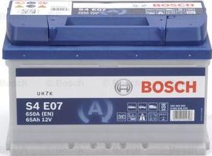BOSCH 0 092 S4E 070 - Стартерная аккумуляторная батарея, АКБ autosila-amz.com
