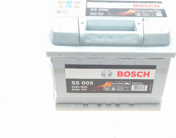 BOSCH 0 092 S50 050 - Стартерная аккумуляторная батарея, АКБ autosila-amz.com