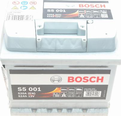 BOSCH 0 092 S50 010 - Стартерная аккумуляторная батарея, АКБ autosila-amz.com