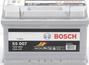 BOSCH 0 092 S50 070 - Стартерная аккумуляторная батарея, АКБ autosila-amz.com