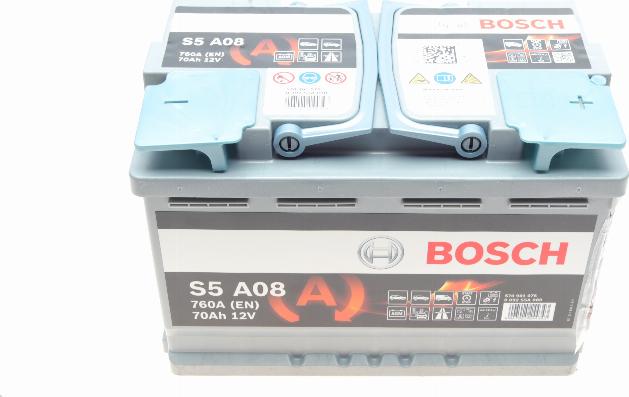 BOSCH 0 092 S5A 080 - Стартерная аккумуляторная батарея, АКБ autosila-amz.com