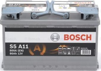 BOSCH 0 092 S5A 110 - аккумуляторная батарея! 19.5/17.9 евро 80Ah 800A 315/175/190 AGM\ autosila-amz.com